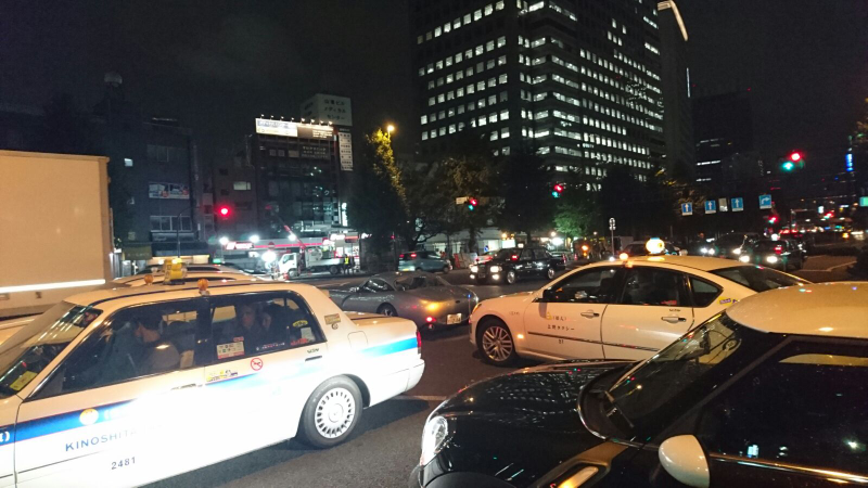 TVR in Japan! At least his steering wheel is on the proper side.